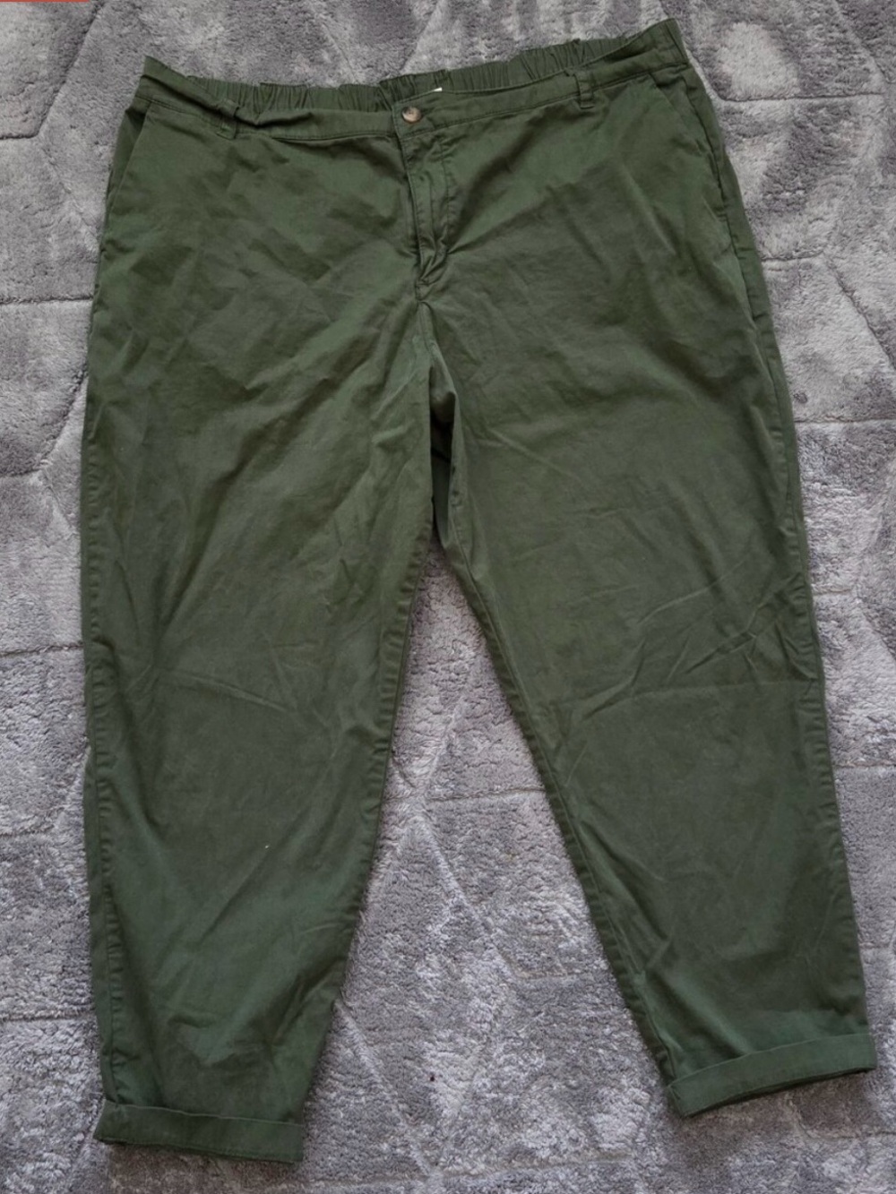 Pact Moonrain View Green Organic Cotton Chino Pants XXL Casual Outdoor Everyday